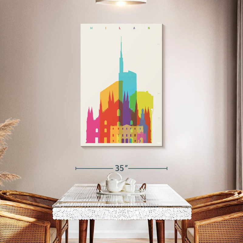 Nicci Vibrant Milan, 48" H x 32" W