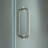 48-49" W x 76" H Pivot Frameless Single Swing Hinge Shower Door, 3/8 in. (10mm) Thickness Shattered-Proof Tempered Clear Glass-107531411