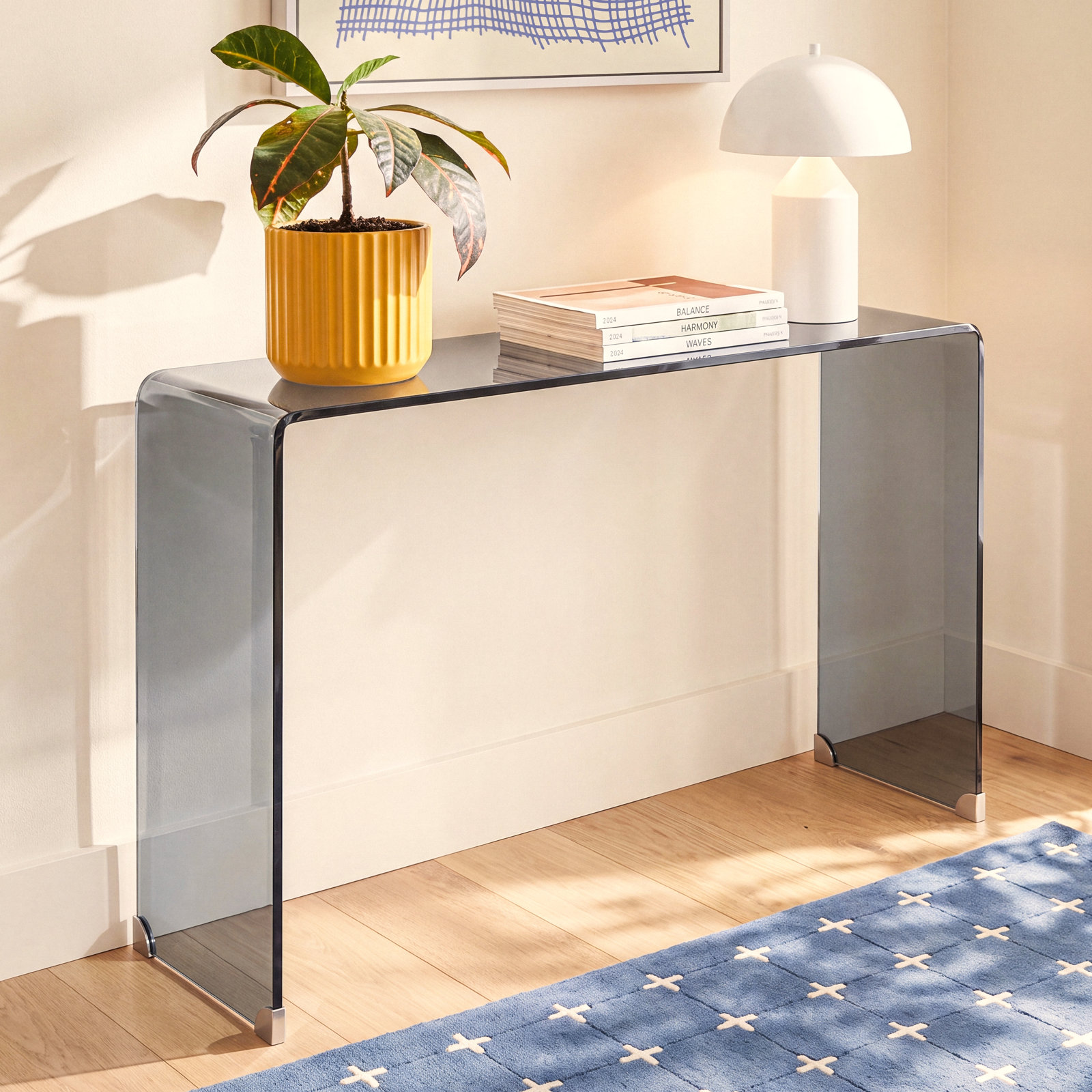 Amber-Lee 53'' Console Table, Gray