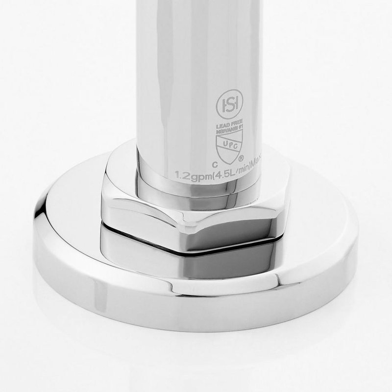 Robinet de salle de bain espacé 1,2 GPM Gunther, Chrome poli