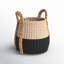 Armadi Two Tone Wicker Basket with Handles-1299409139