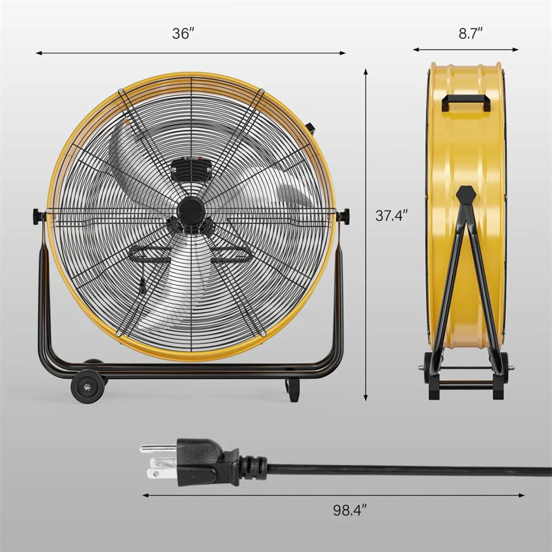 Ventilateur tambour 30 "230W 110V