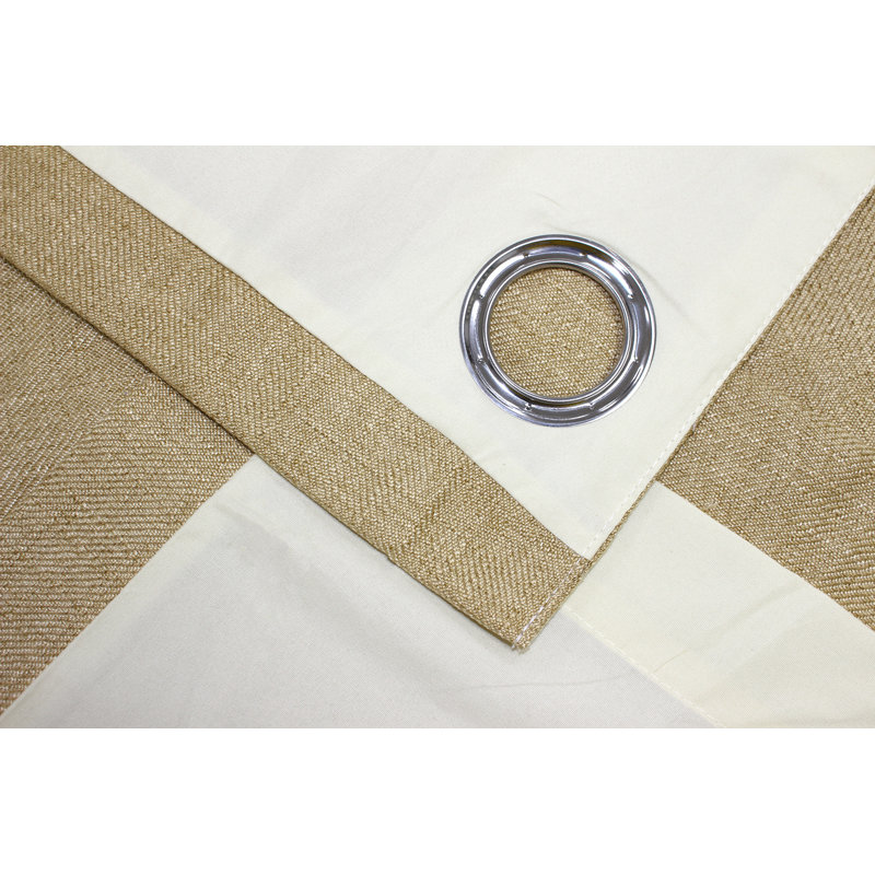 Sheer Curtain Pair, 229 W x 137 D cm, Ochre Yellow