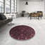 Tapis de zone mauve foncé contemporain-1490292140