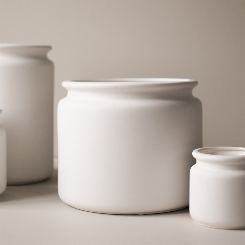 Ceramic Table Vase, 7.87" H x 8.66" W x 8.66" D