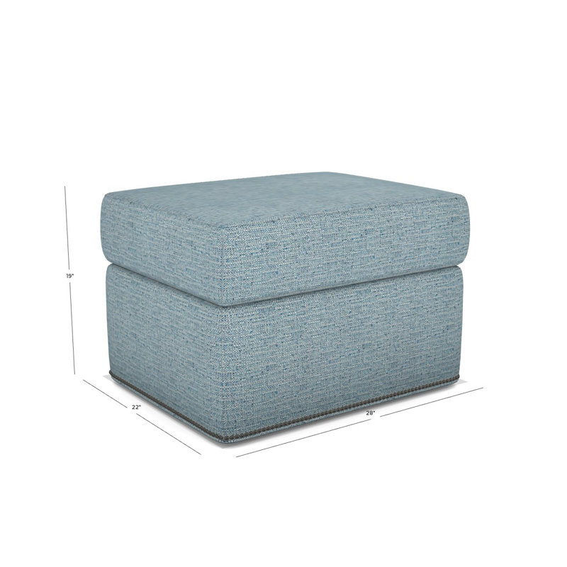 Newlin Ottoman, Yes, Tuck Cobalt