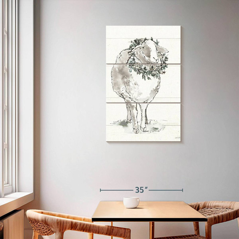 Brampt Modern Farmhouse XI, 57" H x 36" W