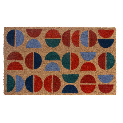 Tapis de porte d'extérieur Harvest Moon Coir 28 po x 17 po