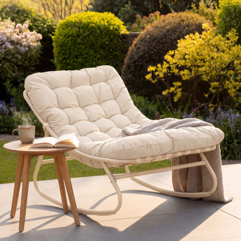Outdoor Chair, Oatmeal