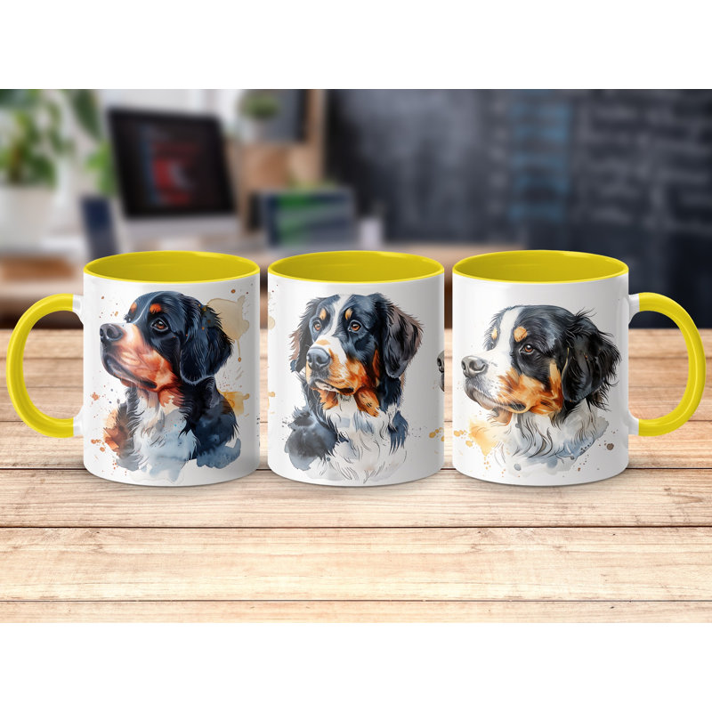 Ceramic Coffee Mug, Yellow