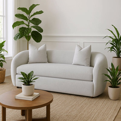 Sofa - Mendocino Beach Fabric With 2 Pillows