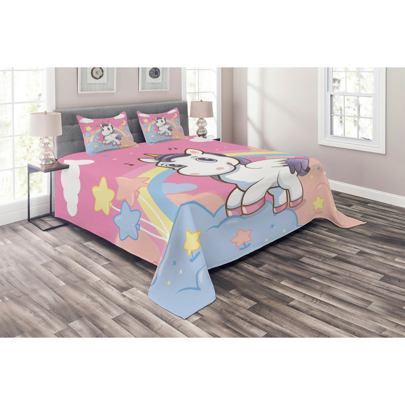 Coverlet, King Bedspread + 2 Shams