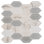 Astor 2" x 4" Elongated Hexagon Glass Mosaic Wall Tile