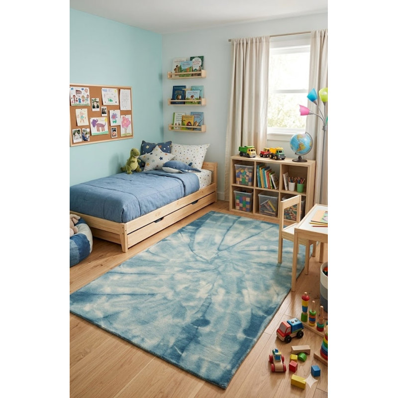Wool Abstract Indoor Rug