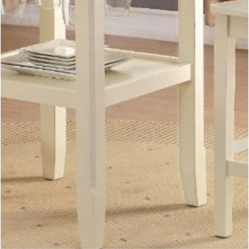 Table hauteur comptoir Tartys, Blanc/Crème