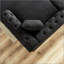 Canapé en chenille 3 pièces Novalune-106295944