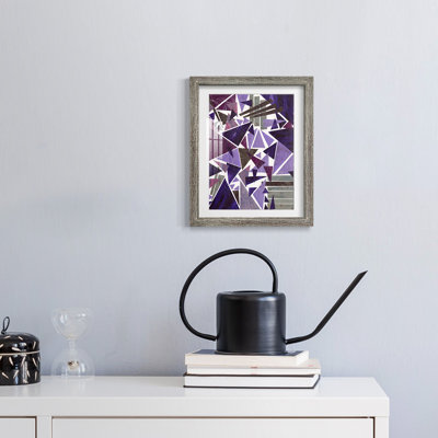Mauve rêve II - impression encadrée