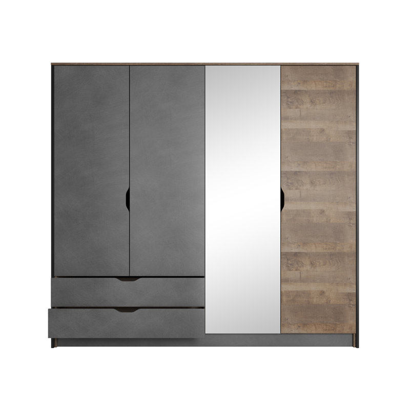Agile 4 Door Manufactured Wood Wardrobe