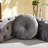 Velvet Chesterfield Sofa With Round Pillows