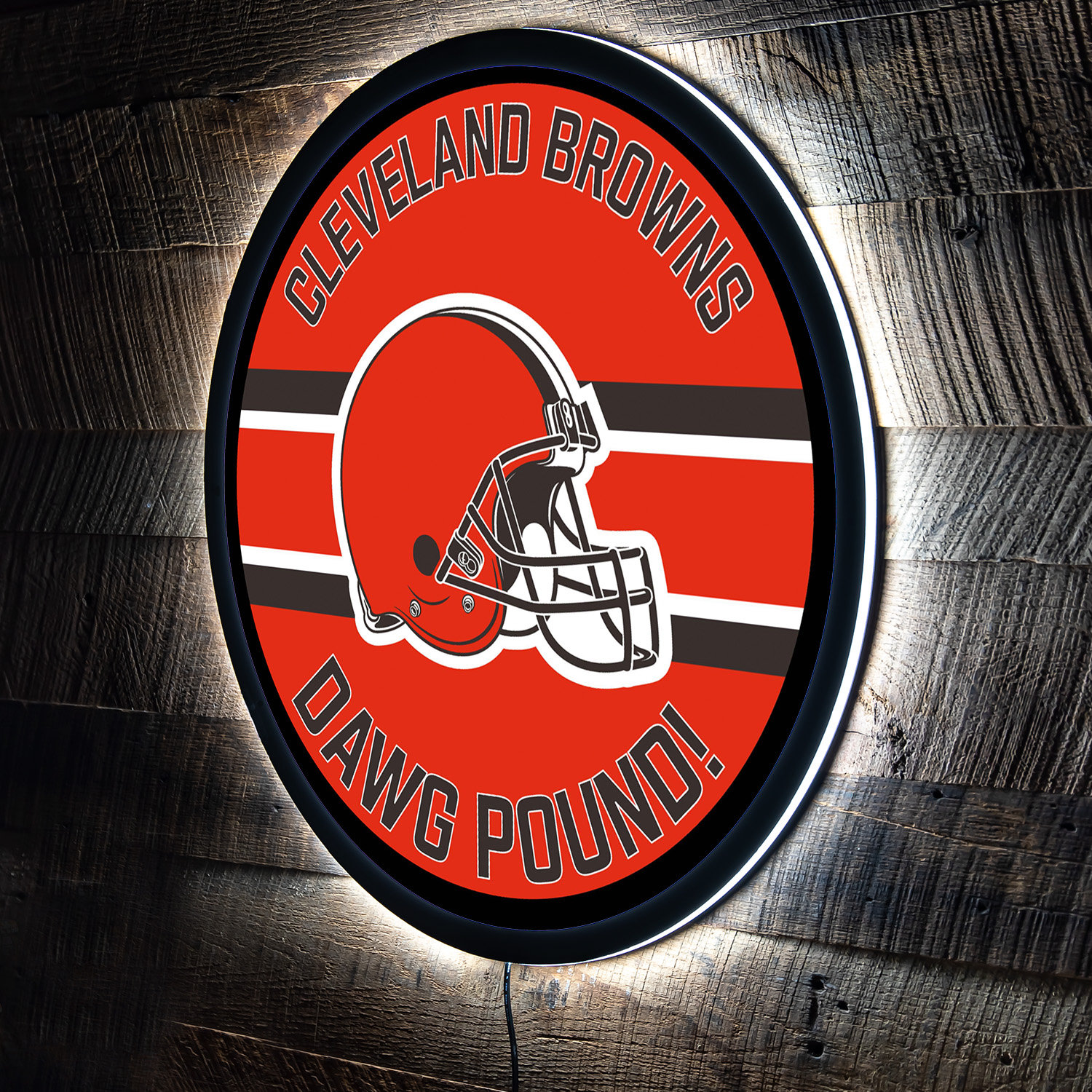 Evergreen Brown & Red 'Welcome' Cleveland Browns Wall Art