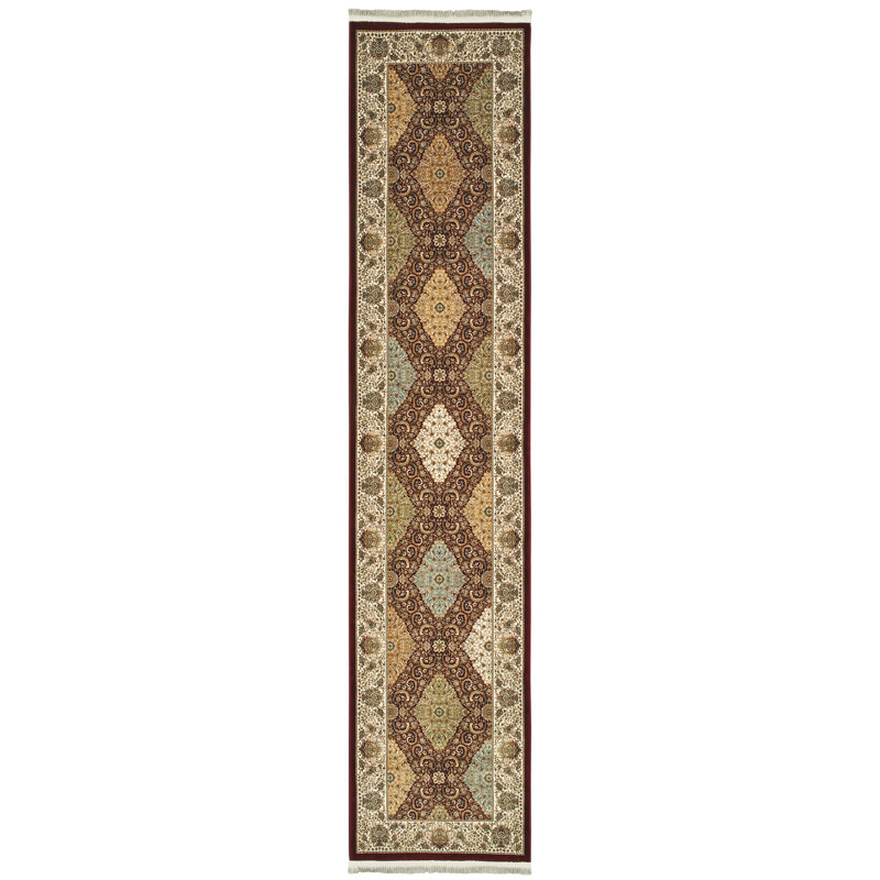 Knepp Oriental Indoor Rug, Runner 2'3" x 10'