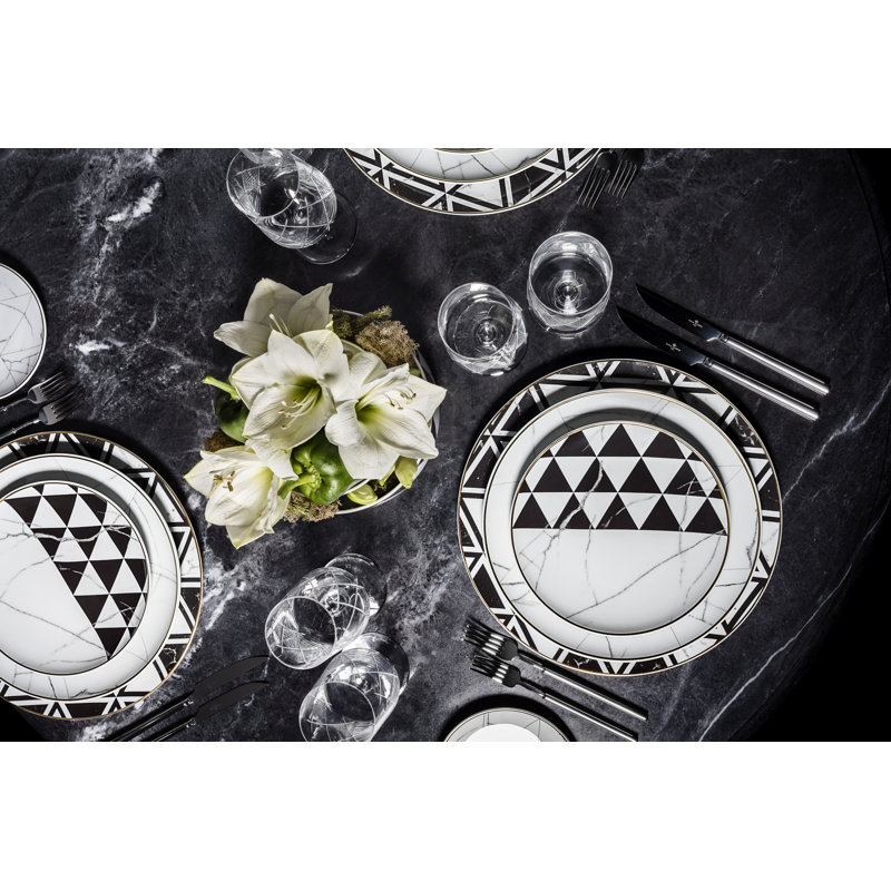 Carrara Porcelain Salad/Dessert Plate
