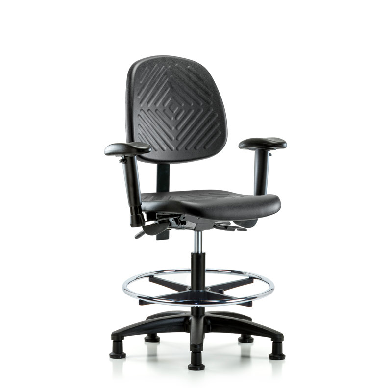 Chaise de dessinateur ergonomique Aranda, Patins, Inclus, Réglable