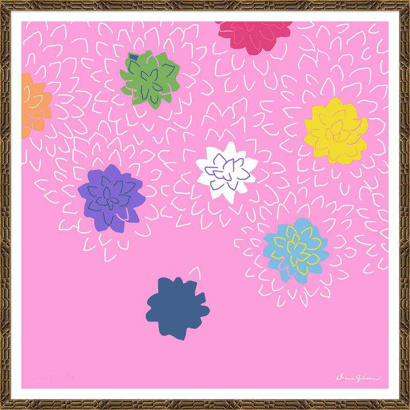 Chrysanthemums Giclee Print by Dana Gibson, Brown