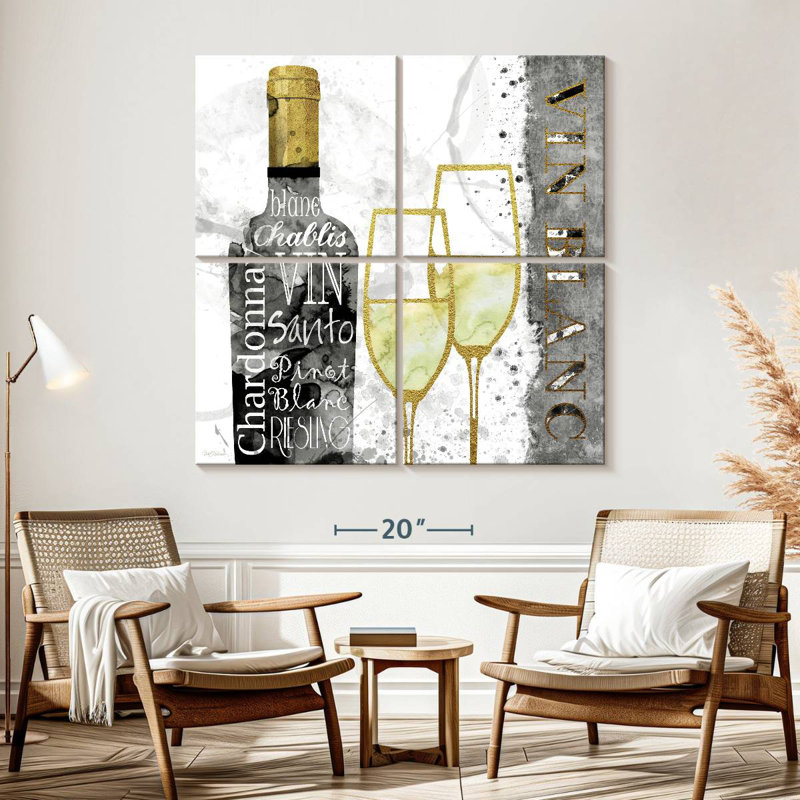 Yarlin Glam White Wine, 57" H x 57" W
