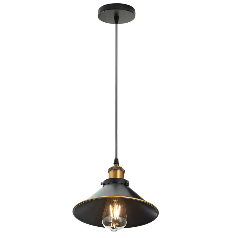 1 - Light Black Single Pendant
