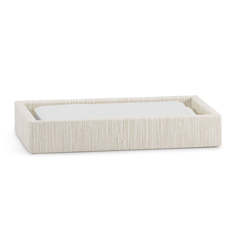 Reed Bathroom Tray, Ivory