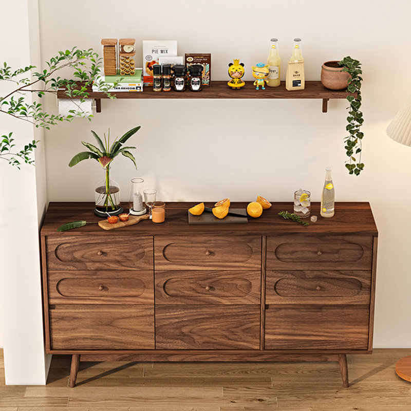 Buffet haut de gamme de style chinois, H 32,3 po x l 55,1 po x P 15,7 po