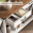 Wooden Entryway Table, Farmhouse Console Table With 2 Drawers, Sofa Table With Storage