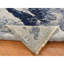 Tapis oriental gris en laine et en soie noué à la main 8 pi x 9 pi 9 po AEC4F6F89275444792B3F6924237C71F