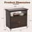 Outdoor Storage Cabinet,Outdoor Cabinet For Patio Outdoor Bar Cart With Rolling Wheels Patio Bar Table With Storage Wicker Buffet Cabinet Prep Table Kitchen Serving Cart With Door,Shelves,Handle Brown
