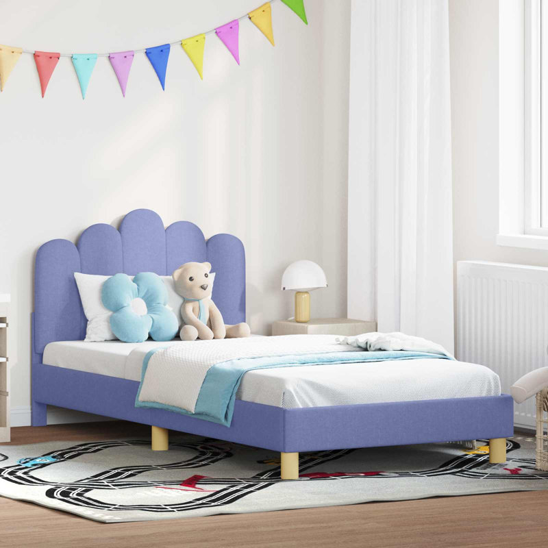 Bed Frame, Single (3'), Jeans Blue