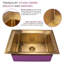 Évier de cuisine en acier inoxydable encastrable 26 po x 19 po x 11 po Transolor Studio, douchette, grille, crépine-101228603