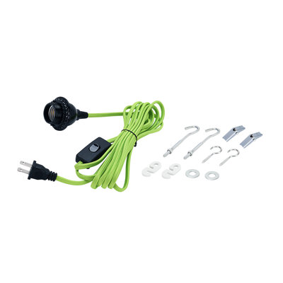 Plug-in Hanging Socket Pendant Fixture Lighting Kit