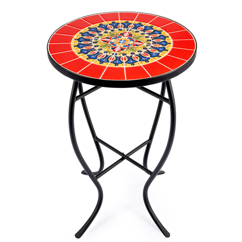 Table d'appoint Bribie, Rouge
