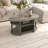 Modern Wood Storage Tea Table Coffee Table with Shelves & Bin Drawer for Small Space Living Room-145843613