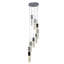 Luminaire suspendu cascade 9 lumières