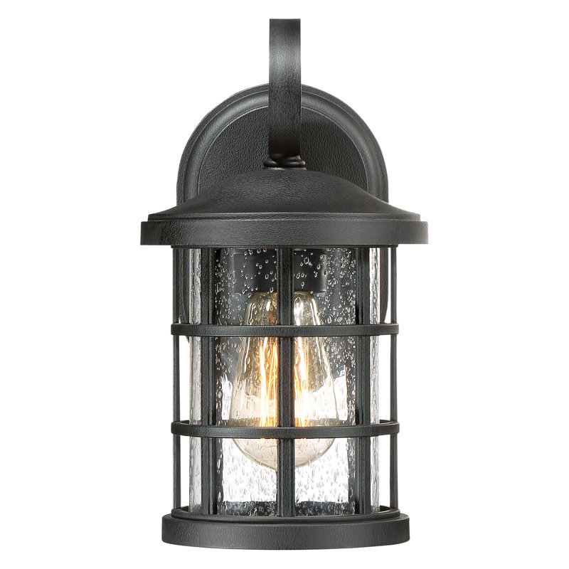 Autry Wall Light, Earth Black, 11" H x 6" W x 7.75" D