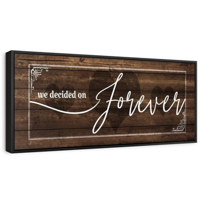 Plaque murale «Forever Love»