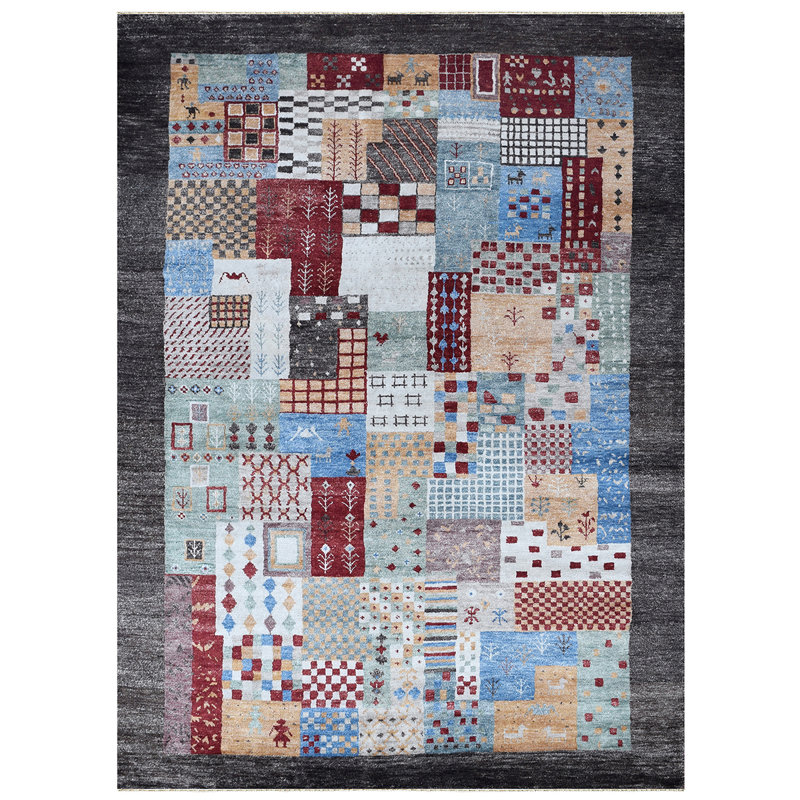 Abstract Area Rug, Rectangle 6' x 9'