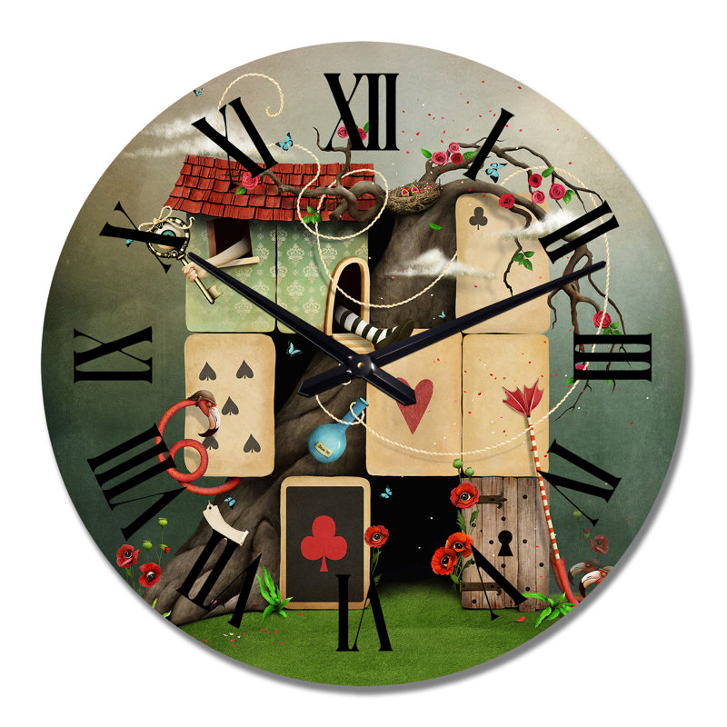 Horloge murale Wonderland, Surdimensionné