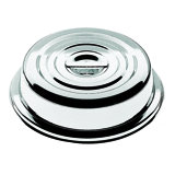 Gala Stackable Cover for Plate 12.20" - 12 Pieces - Stainless Steel