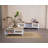 Modern Coffee Table with Additional Storage, White & Oak Finish, 39.4 x 21.7 x 17.7 Inches | 100% MDF & Pine Wood, Soft-Close Doors | Scandinavian Geometric Design, Perfect for Living Room & Contemporary Spaces-1970403715-1970403713