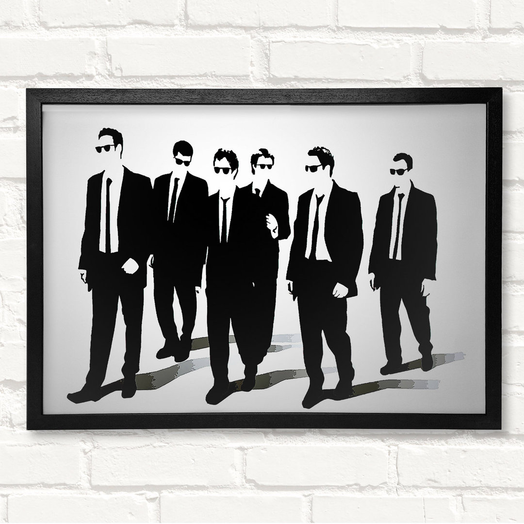 Reservoir Dogs Walking Gerahmter Druck