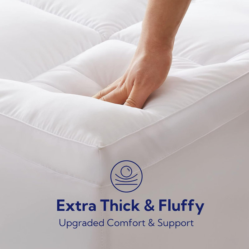 Surmatelas 3,5 po Bangura Alwyn Home, Grand
