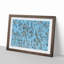 Snow Geese in Flight in Abstract - Picture Frame Graphic Art Print-55725771-55725772